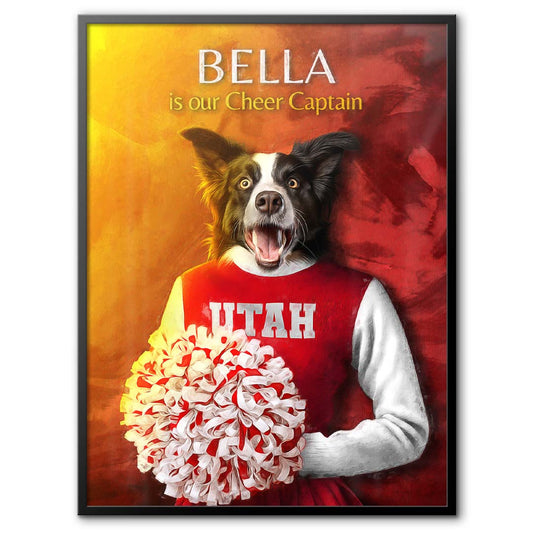 Utah - Cheerleader Pet Portrait