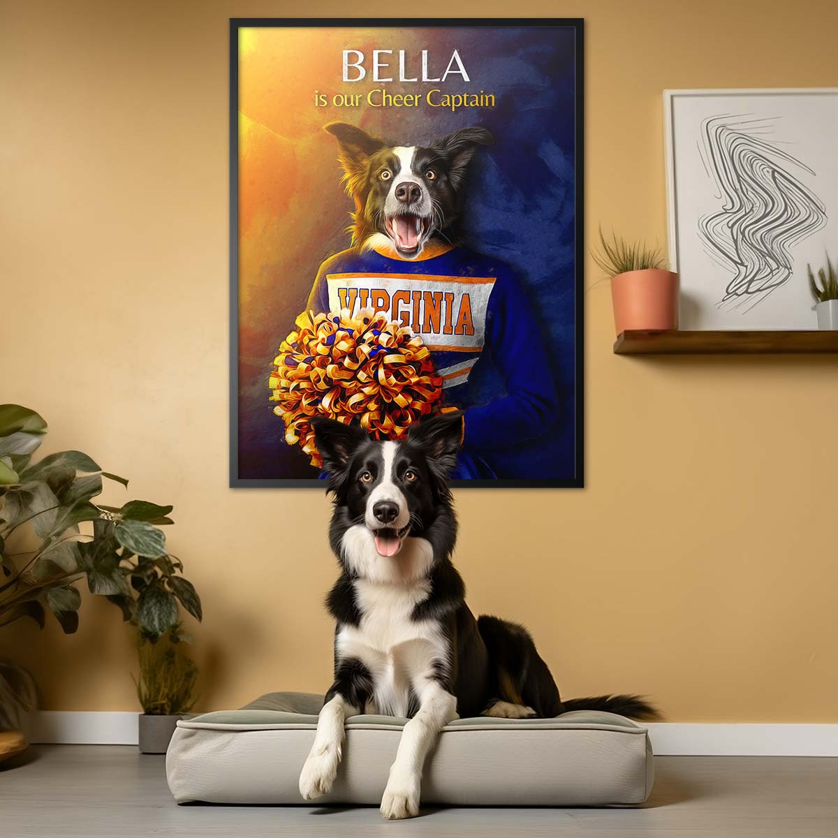 Virginia - Cheerleader Pet Portrait