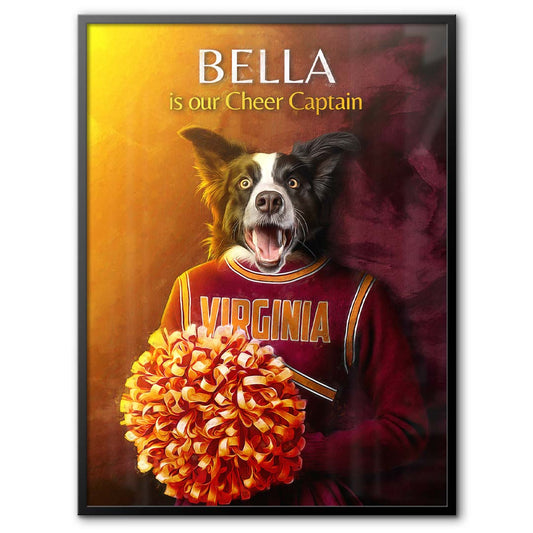 Virginia (Tech) - Cheerleader Pet Portrait