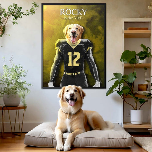 Wake Forest - Football Pet Portrait