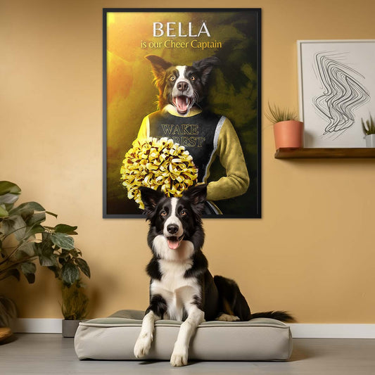 Wake Forest - Cheerleader Pet Portrait