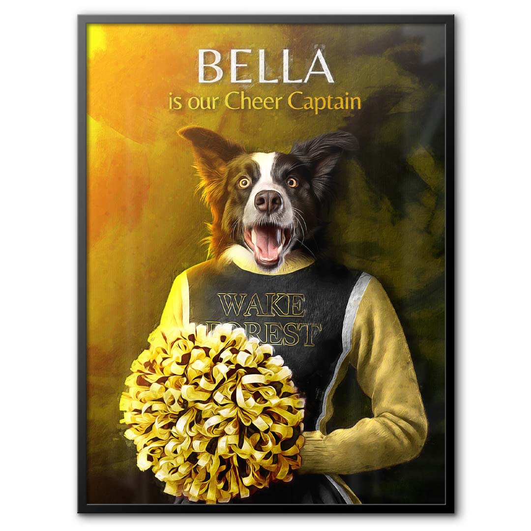 Wake Forest - Cheerleader Pet Portrait