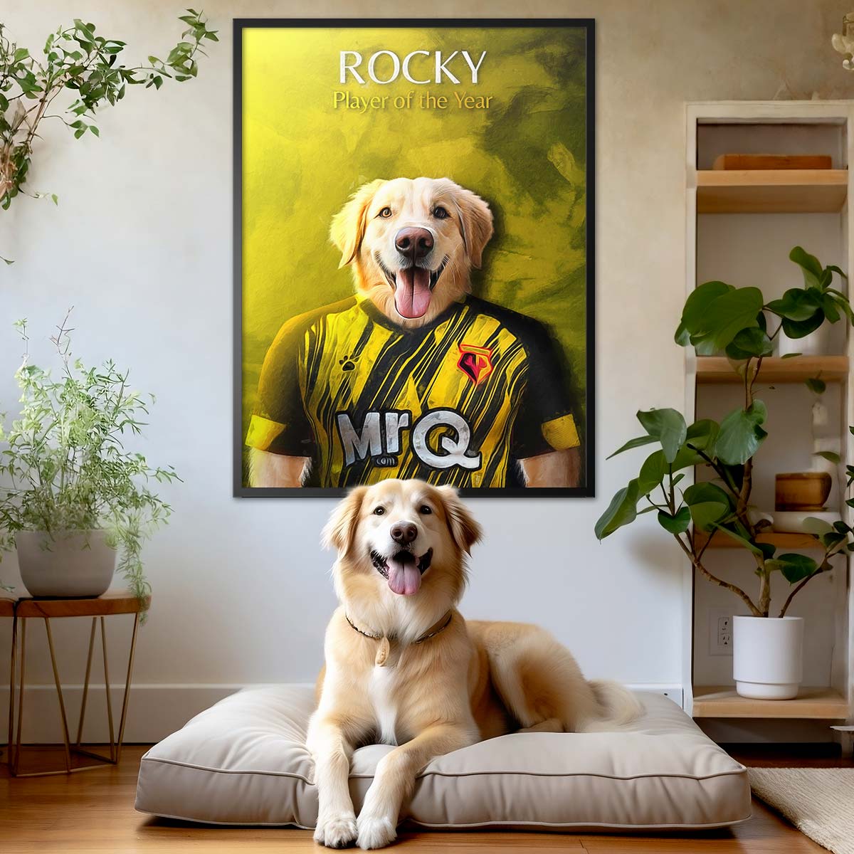 Watford - Football Pet Portrait