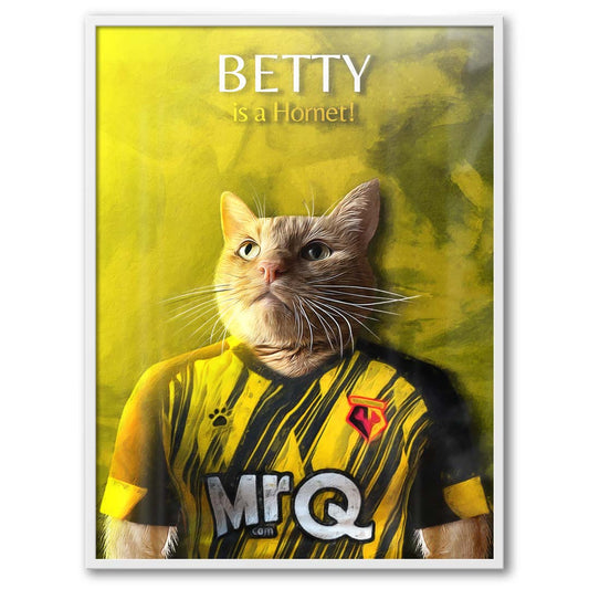 Watford - Football Pet Portrait