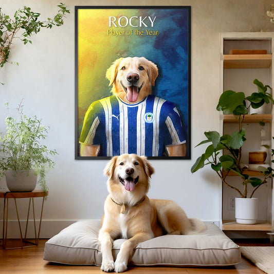 Wigan - Football Pet Portrait