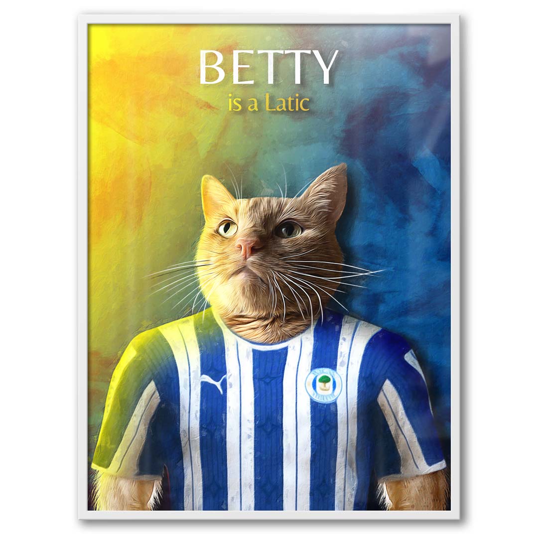 Wigan - Football Pet Portrait