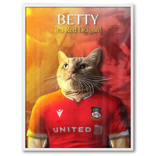 Wrexham - Football Pet Portrait