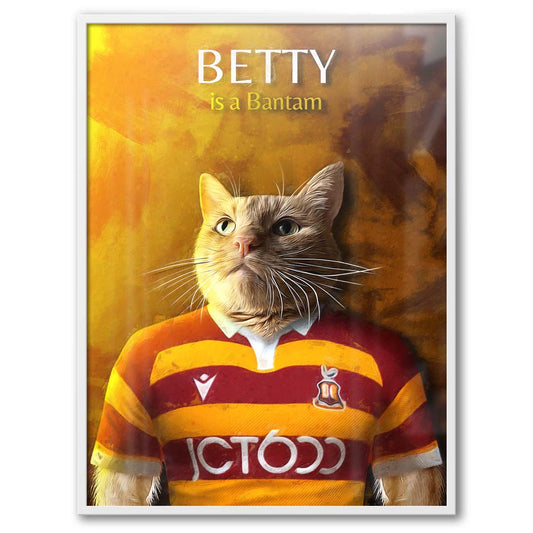 Bradford - Football Pet Portrait
