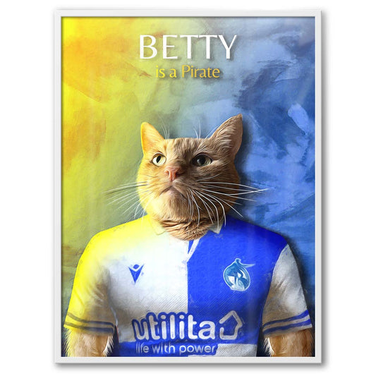 Bristol (Rovers) - Football Pet Portrait