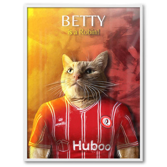 Bristol (City) - Football Pet Portrait