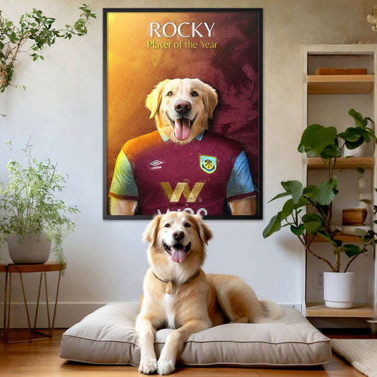 Burnley - Football Pet Portrait