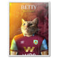 Burnley - Football Pet Portrait