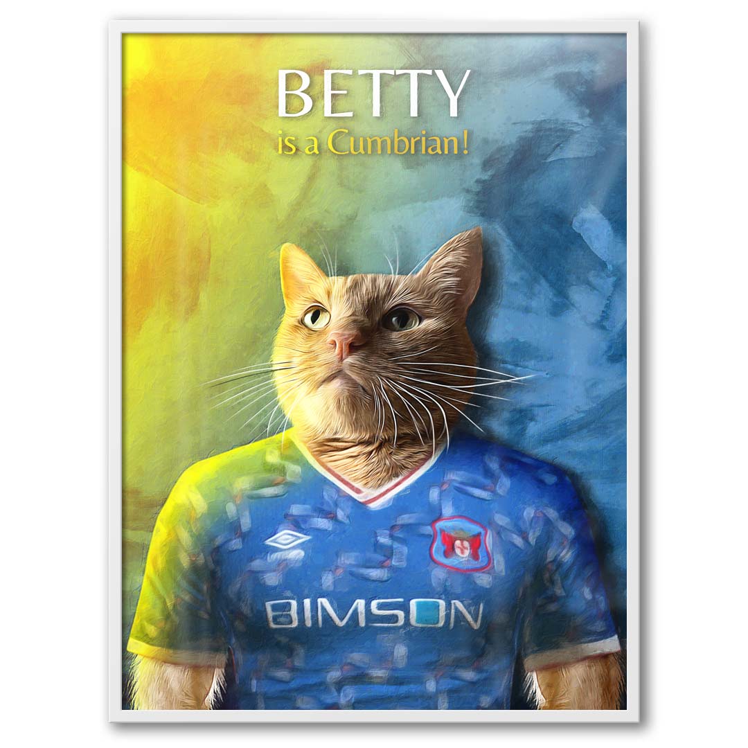 Carlisle - Football Pet Portrait