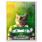Glasgow (Celtic) - Football Pet Portrait