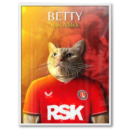 Charlton - Football Pet Portrait