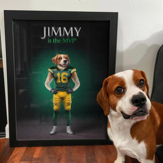 The Athlete - Custom Pet Portrait