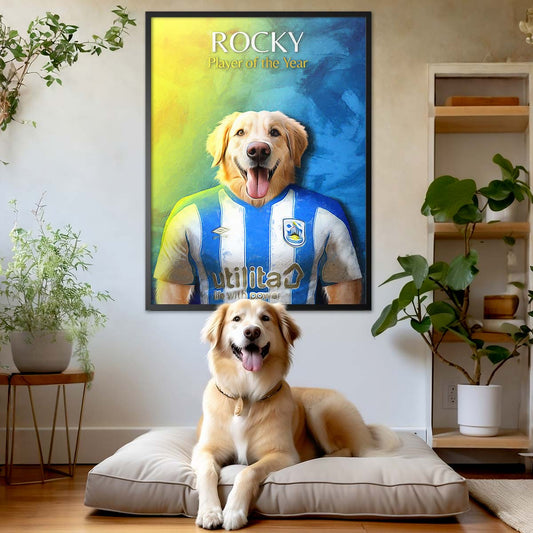 Huddersfield - Football Pet Portrait