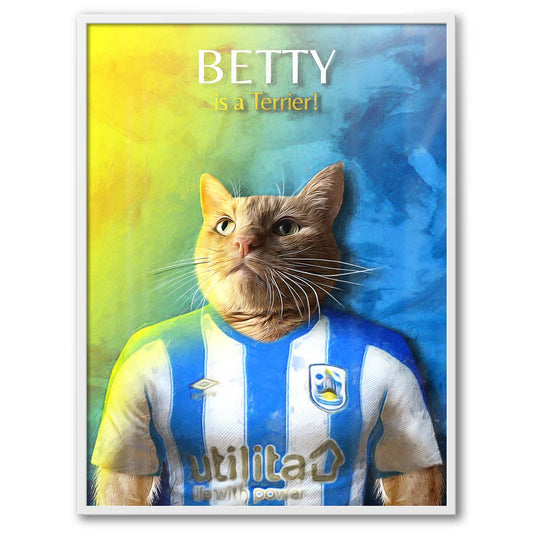 Huddersfield - Football Pet Portrait