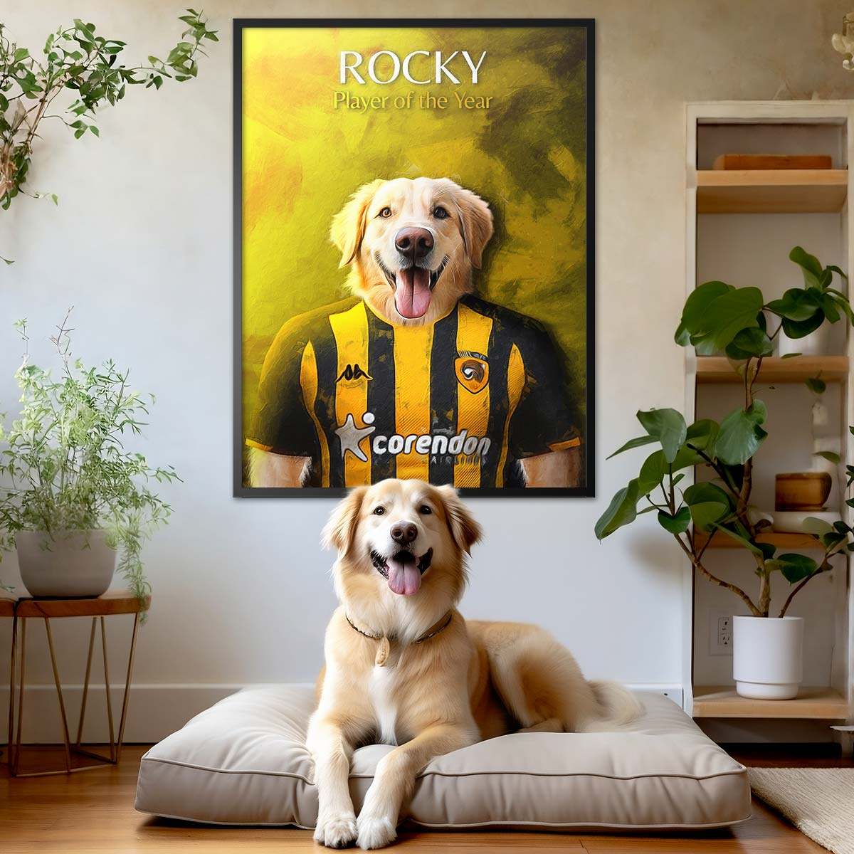 Hull City - Football Pet Portrait