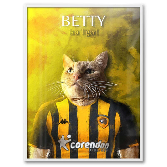 Hull City - Football Pet Portrait