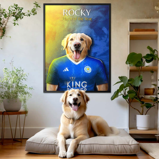 Leicester - Football Pet Portrait