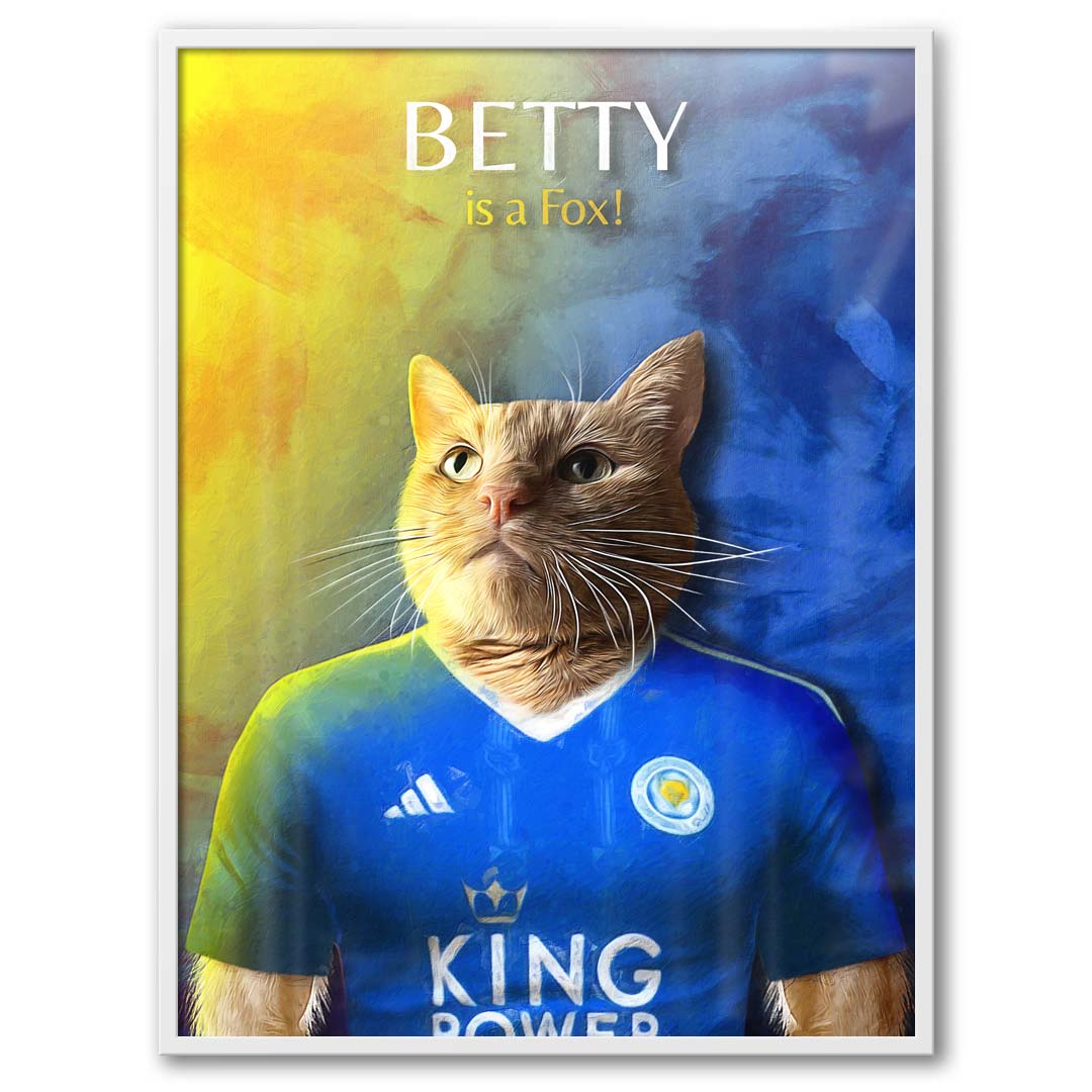 Leicester - Football Pet Portrait