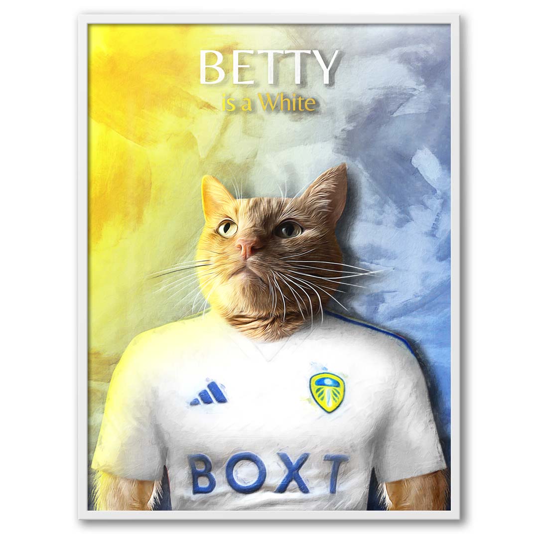 Leeds - Football Pet Portrait