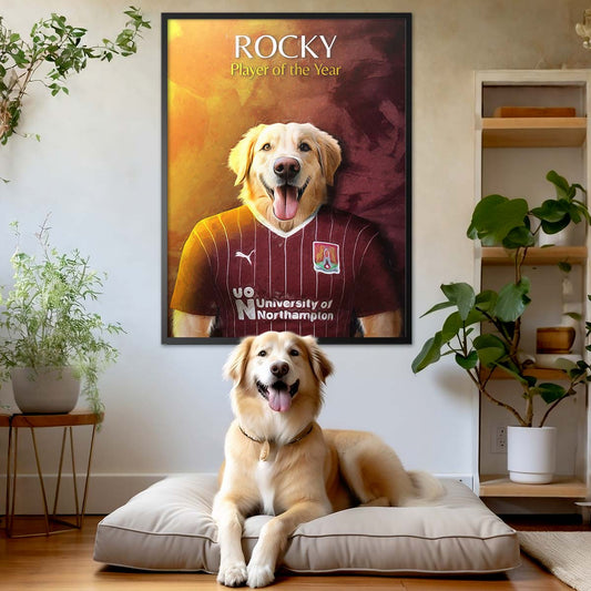 Northampton - Football Pet Portrait