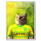 Norwich - Football Pet Portrait