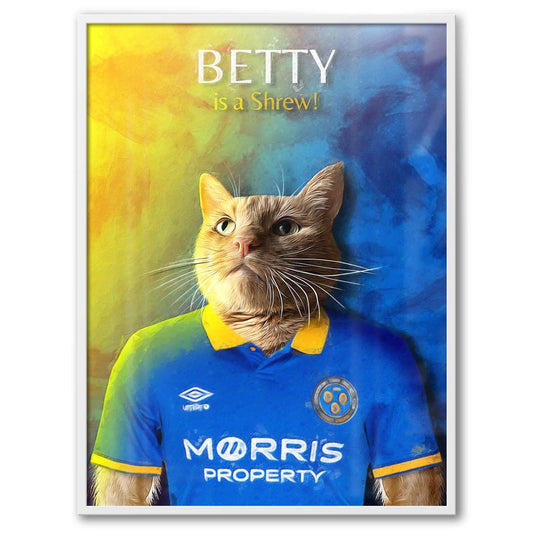 Shrewsbury - Football Pet Portrait