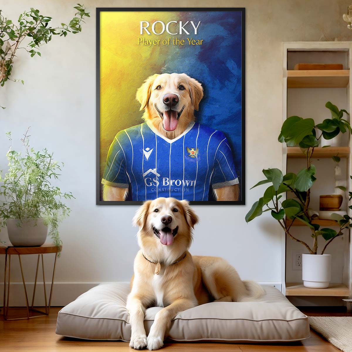 St Johnstone - Football Pet Portrait