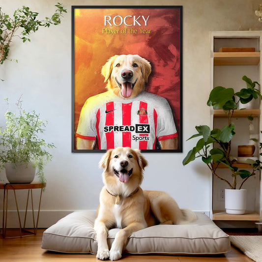 Sunderland - Football Pet Portrait