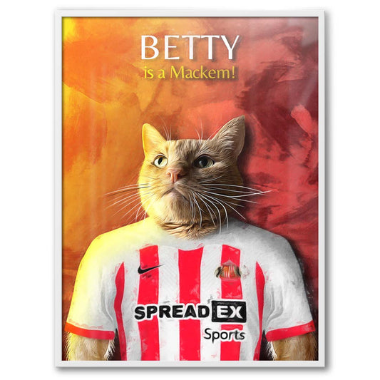 Sunderland - Football Pet Portrait