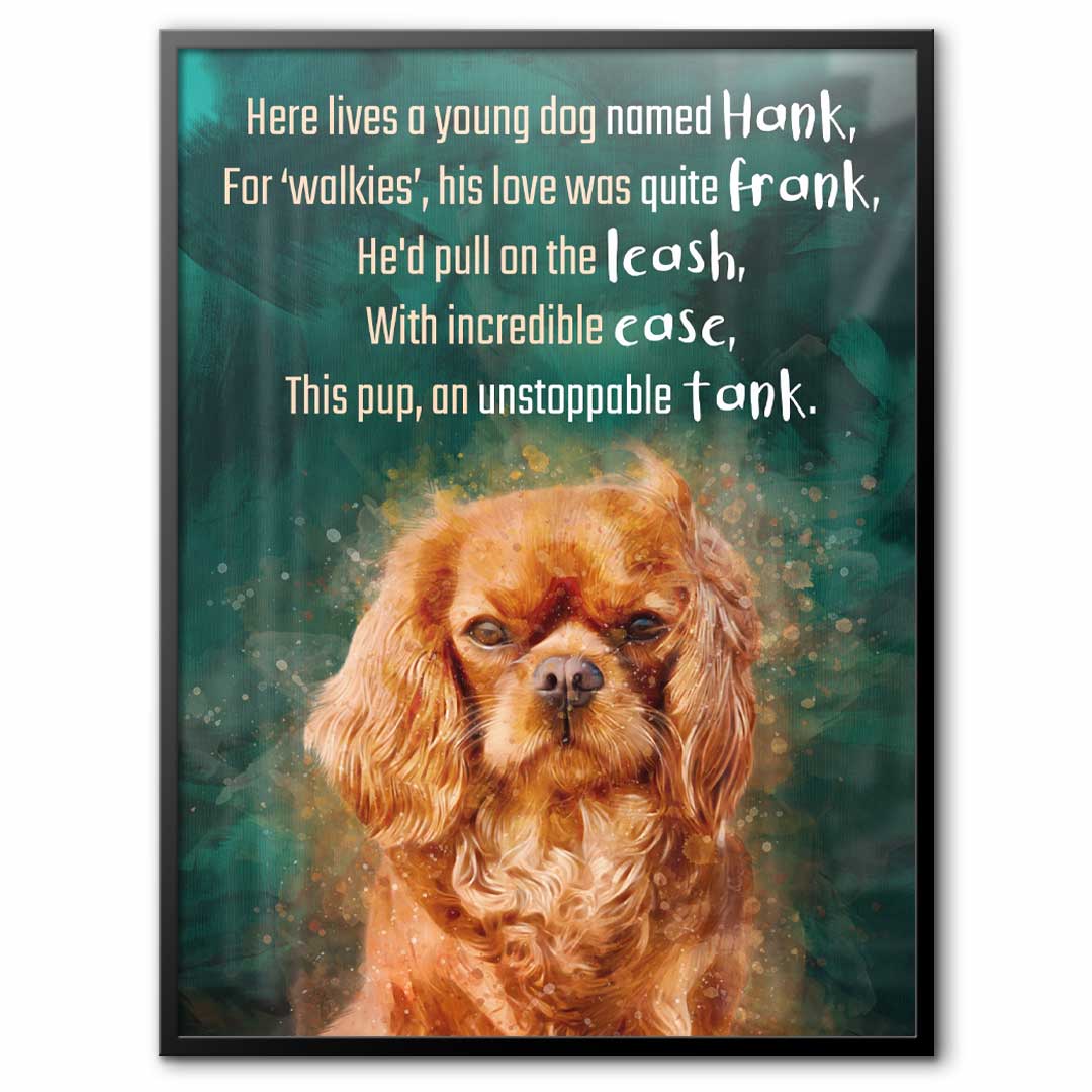 Dog Limerick - Custom Pet Poetry