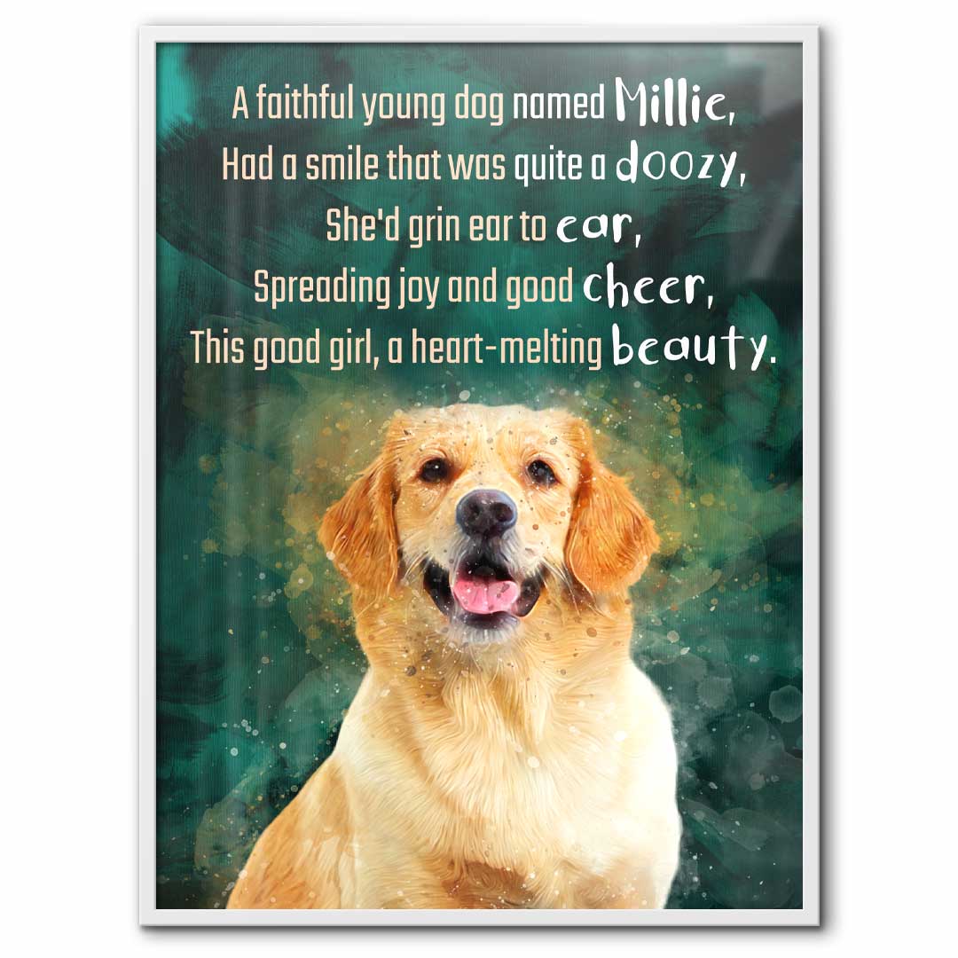 Dog Limerick - Custom Pet Poetry