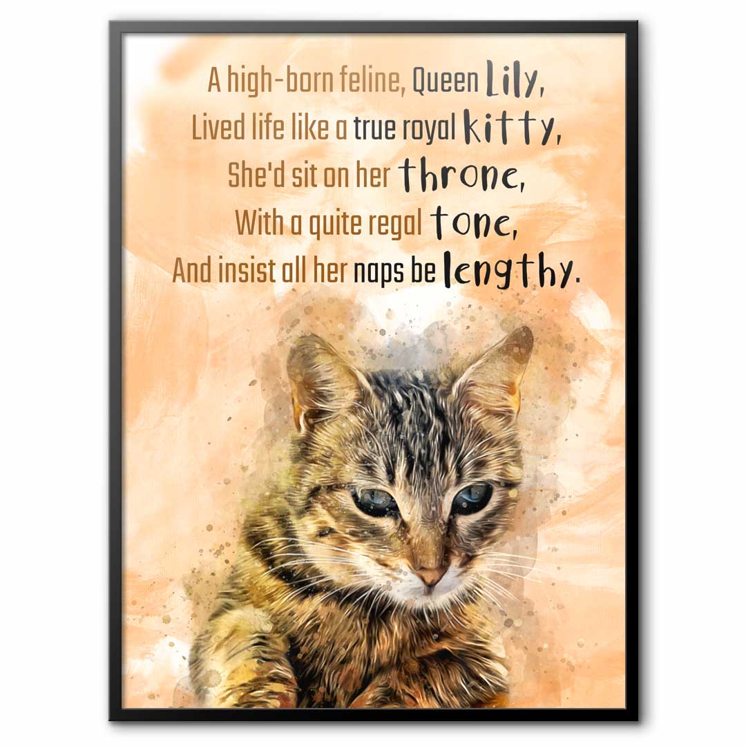 Cat Limerick - Custom Pet Poetry