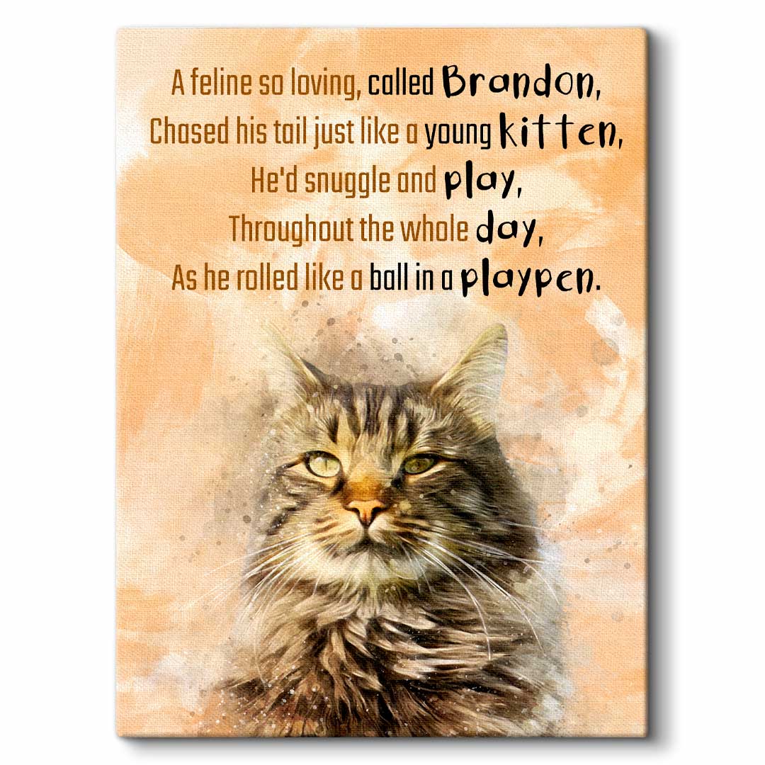 Cat Limerick - Custom Pet Poetry