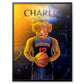 Auburn - Basketball Pet Portrait