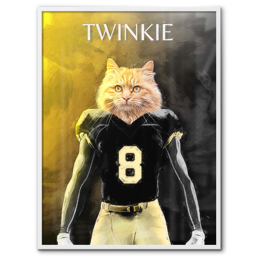 Army - Football Pet Portrait