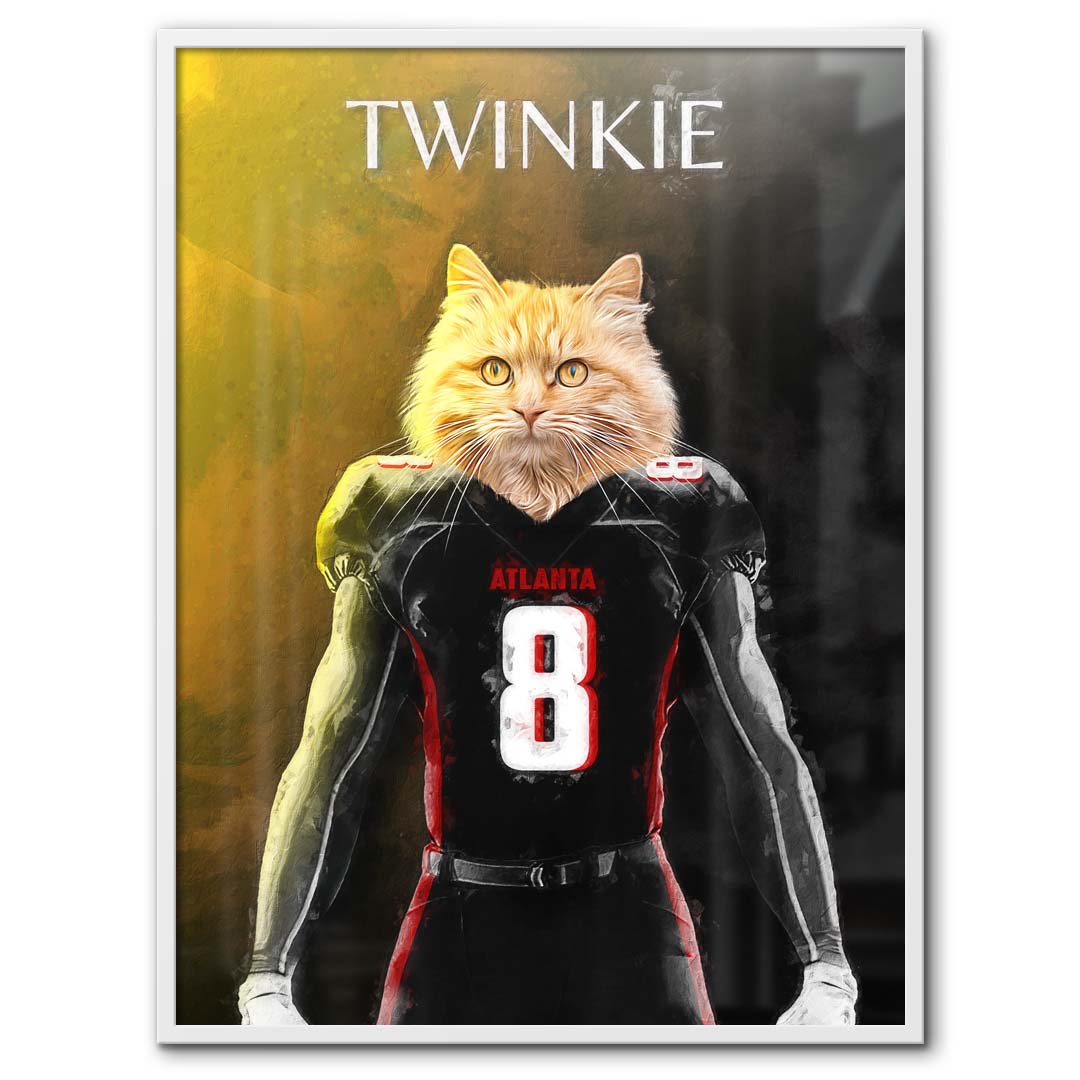 Atlanta - Football Pet Portrait