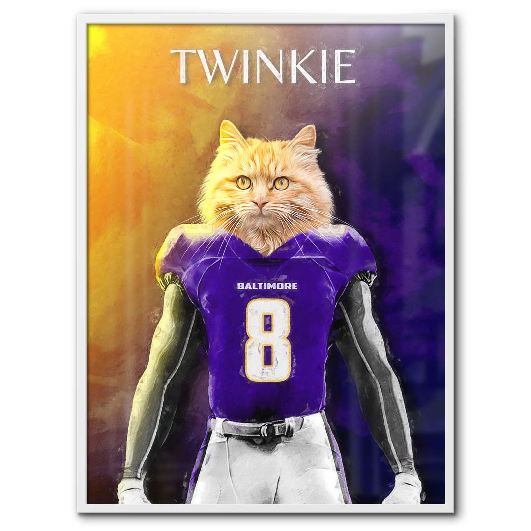 Baltimore - Football Pet Portrait