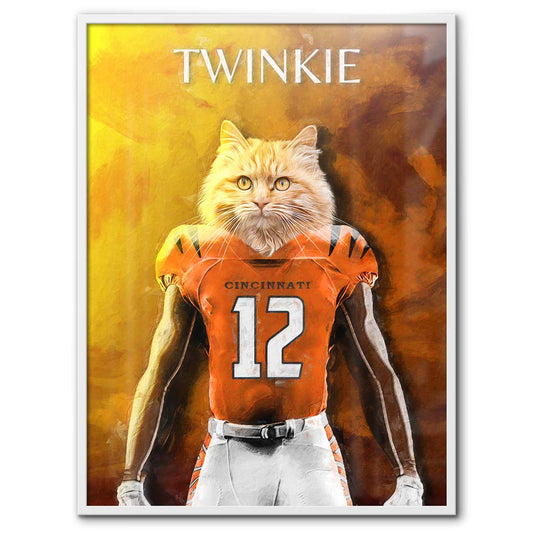 Cincinnati - Football Pet Portrait