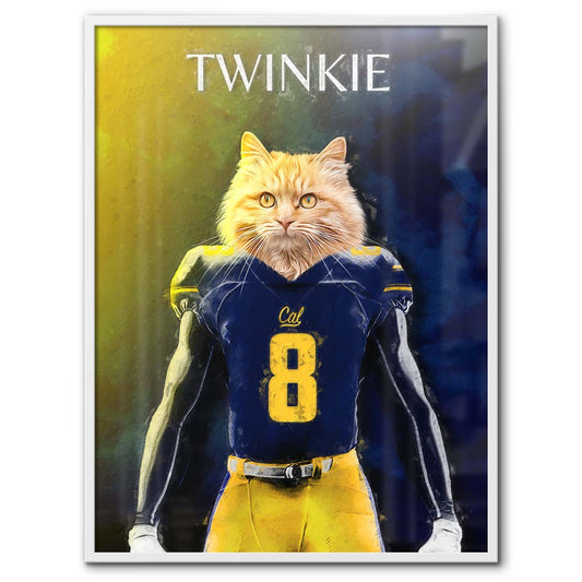 California - Football Pet Portrait