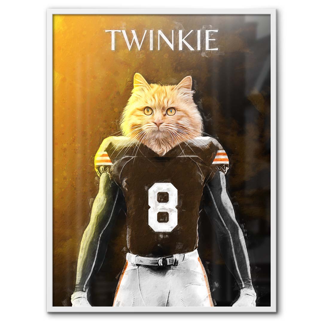 Cleveland - Football Pet Portrait