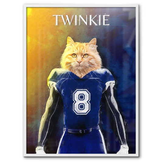 Connecticut - Football Pet Portrait