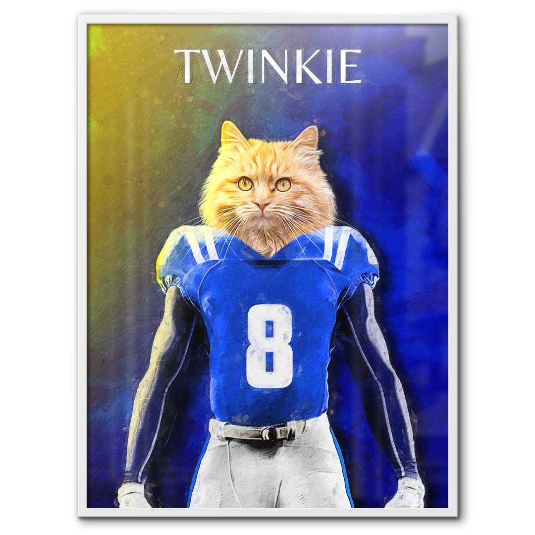 Duke - Football Pet Portrait