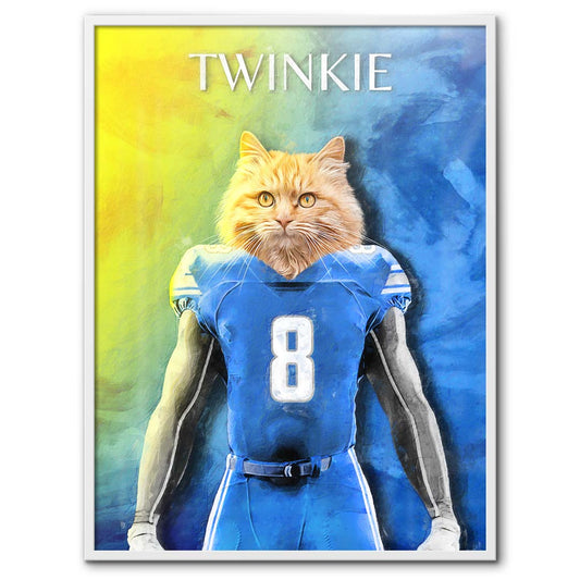 Detroit - Football Pet Portrait