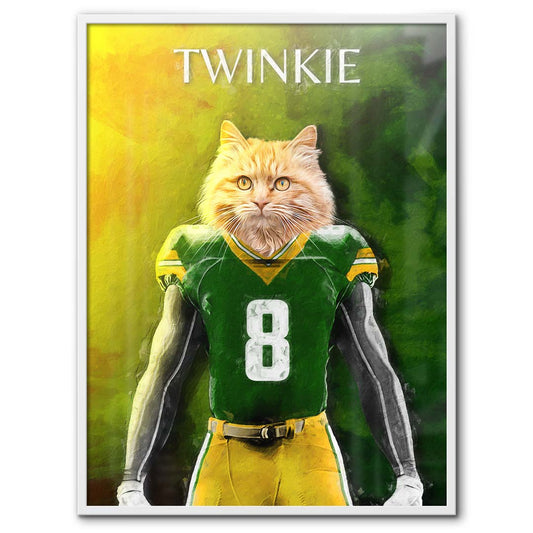 Green Bay - Football Pet Portrait