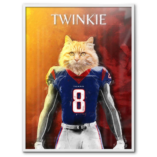 Houston - Football Pet Portrait