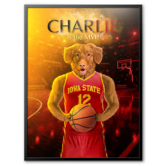 Iowa State - Basketball Pet Portrait